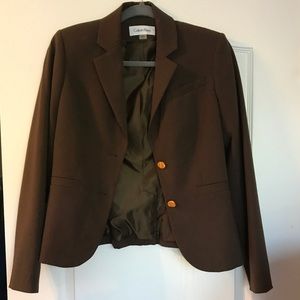 BUNDLE BOGO calvin klein blazer, brown